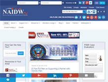 Tablet Screenshot of naidw.org